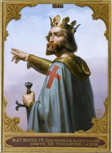 Raymond IV, Count of Toulouse, called Raymond of Saint-Gilles , 1843. Creator: Blondel, Merry-Joseph (1781-1853).