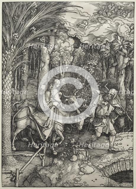 The Flight into Egypt, c. 1503-1505. Creator: Albrecht Dürer (German, 1471-1528).