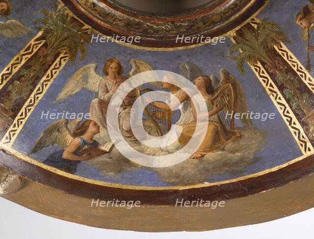 Maquette du décor de la chapelle des Morts (dite chapelle des Ames) église Notre-Dame..., c.1836. Creator: Merry Joseph Blondel.