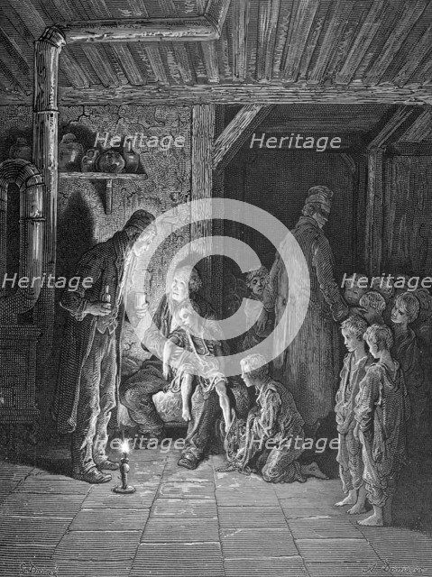 'Found in the Street', 1872. Creator: Albert Doms.