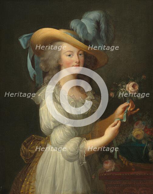 Marie-Antoinette, after 1783. Creator: Elisabeth Louise Vigee-LeBrun.