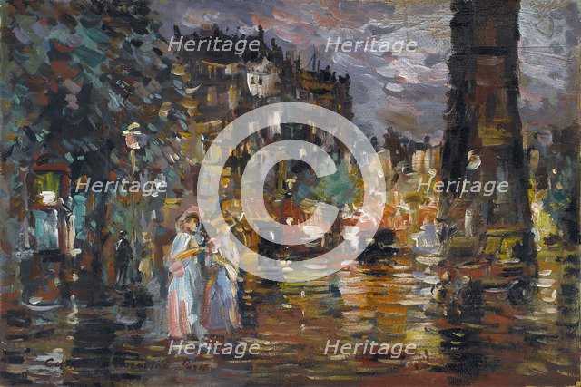 Paris. Artist: Korovin, Konstantin Alexeyevich (1861-1939)
