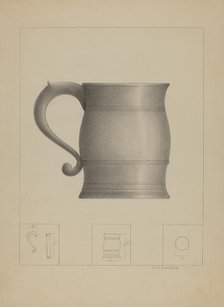 Pewter Mug, 1935/1942. Creator: Sidney Liswood.