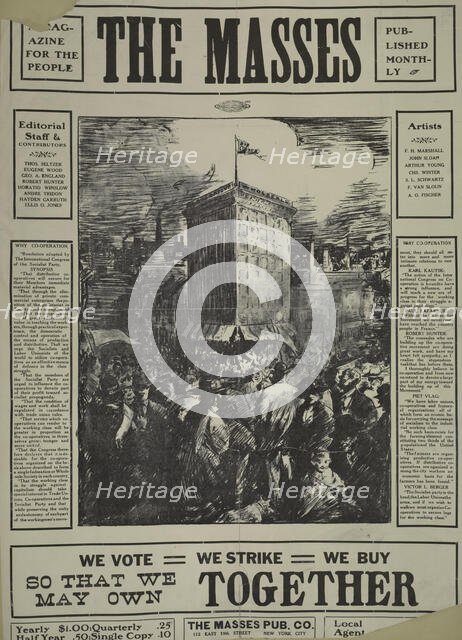 The masses, c1893 - 1897. Creator: Unknown.