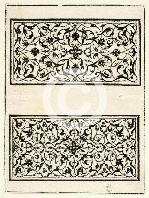 Ornamental Panels, n.d. Creators: Hans Rudolf Manuel Deutsch, Andrea Gessner.