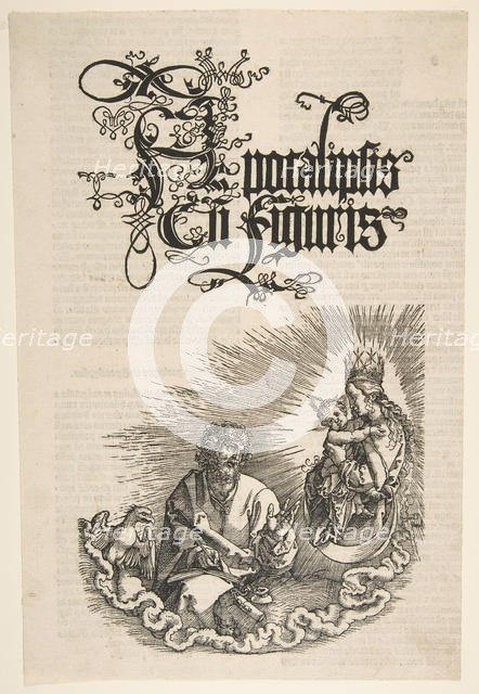 The Virgin and Saint John, from the Apocalypse, 1511. Creator: Albrecht Durer.