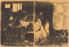 Lisez la revue blanche; Un nuit d'Avril Ceos, L'image, 1894. Creator: Edouard Vuillard.