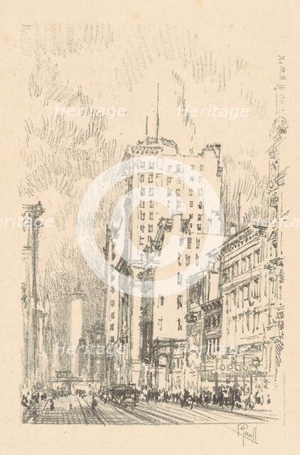 Broadway, Above Twenty-Third Street, 1904. Creator: Joseph Pennell.