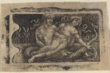 Triton and Nymph, c. 1490/1510. Creators: Francesco Francia, Peregrino da Cesena.