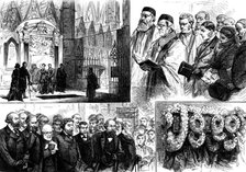 Funeral of the late Mr. W. Spottiswoode, F.R.S., in Westminster Abbey, 1883. Creator: Unknown.