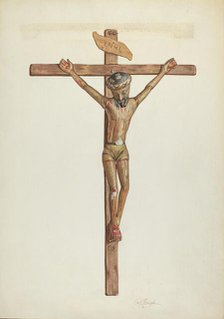 Crucifix, 1938. Creator: Carl O'Bergh.