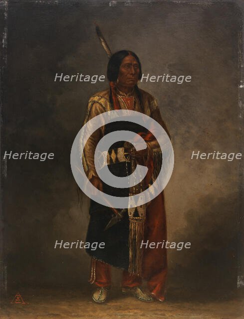 Mak-phe-ah-luta (Red Cloud), ca. 1887. Creator: Antonio Zeno Shindler.