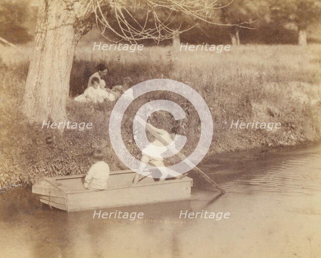 Two Boys Playing at the Creek, July 4, 1883, 1883. Creator: Thomas Eakins.