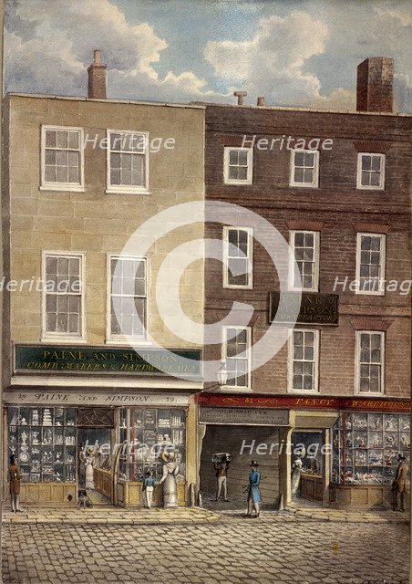 Borough High Street, London, 1830. Artist: G Yates