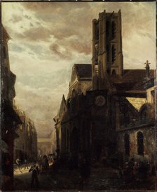 The church of Saint-Nicolas-des-Champs, c1830. Creator: Unknown.