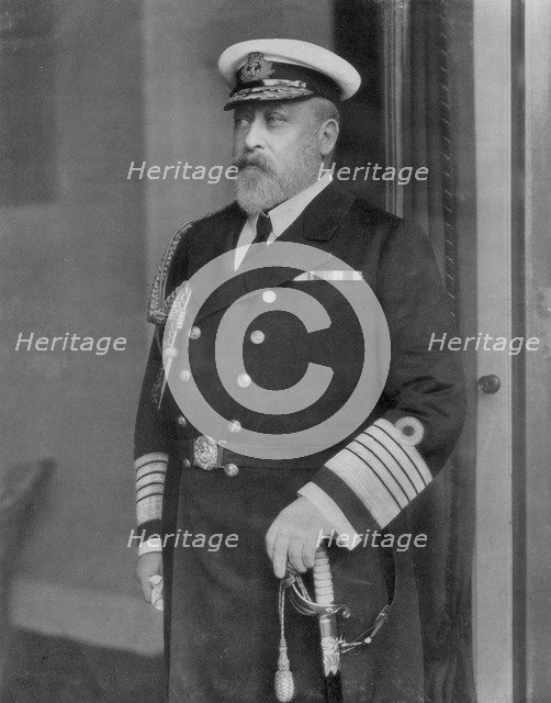 'King Edward VII, as a Yachtsman', 1910. Artist: Unknown