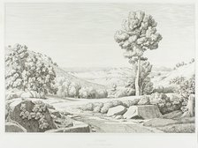 Attica Viewed from Mount Pentéli, 1845. Creator: Theodore Caruelle d'Aligny.