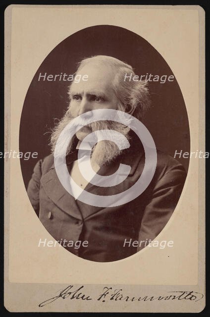 Portrait of John Franklin Farnsworth (1820-1897), Before 1897. Creator: Samuel Montague Fassett.