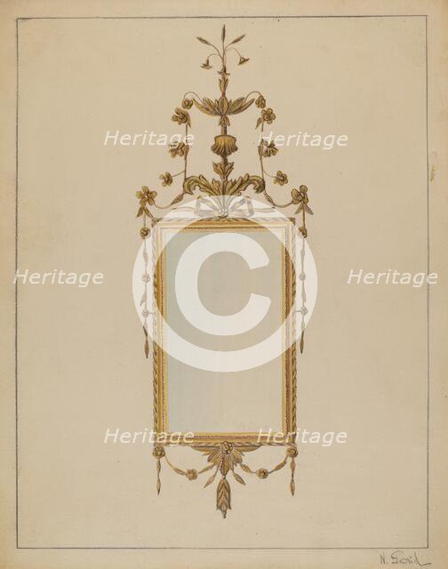 Mirror, c. 1936. Creator: Nicholas Gorid.