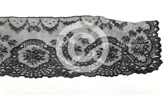 Flounce (Incomplete), England, 1850/75. Creator: Unknown.