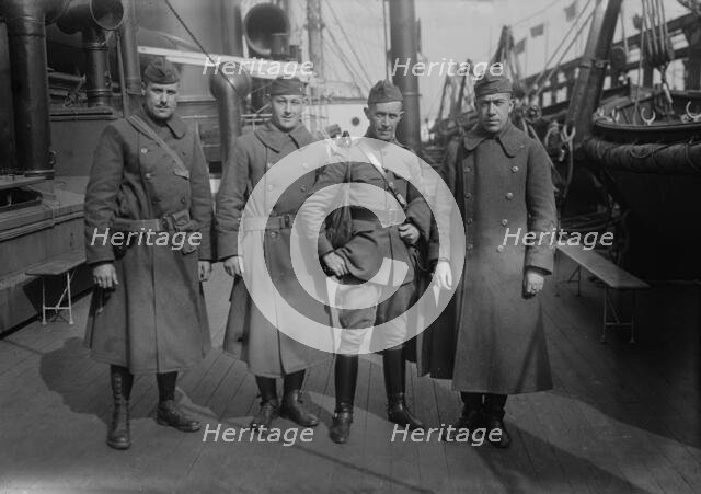 Officers, 130th Fld. Art., 24 April 1919. Creator: Bain News Service.