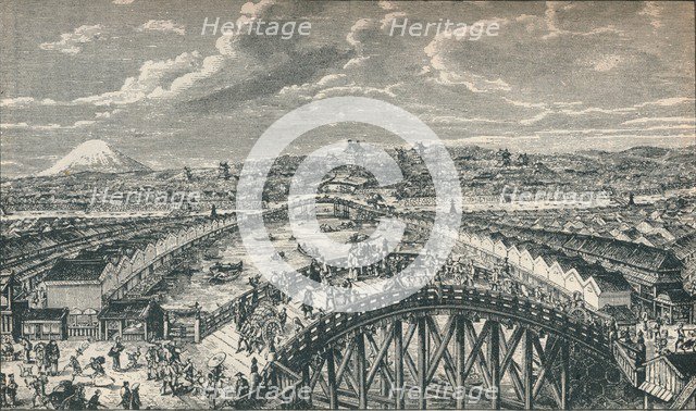 Old Tokyo: the city of Edo, seat of the government of the shoguns for hundreds of years, 1907. Artist: Unknown.