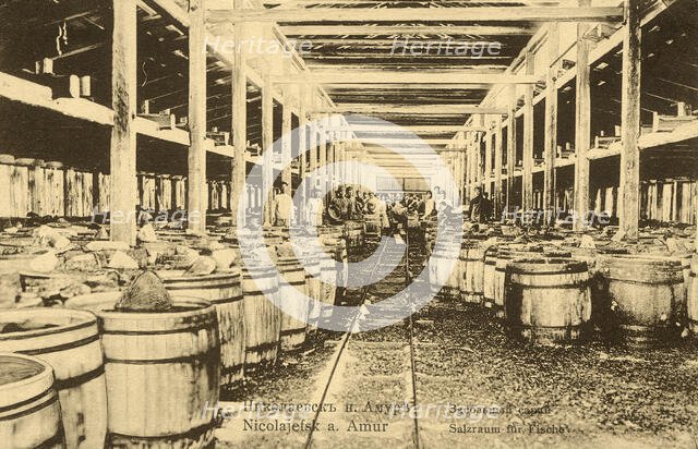 Nikolaevsk-on-Amur. Salting shed, 1900. Creator: Unknown.