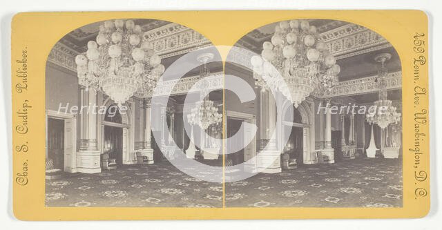 East Room, White House, late 19th century. Creator: Charles. S. Cudlip.