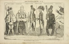 'The Political Drama, No. 19: the Five Plagues of the Country', 1834-1835.  Creator: Charles Jameson Grant.