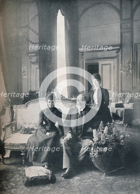 The future King Edward VII and Queen Alexandra in Denmark, 1900 (1911). Creator: Mary Steen.