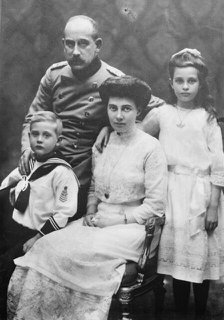 Prince Max of Baden, Pr'ss [i.e., Princess] Marie Alexandra, Prince Berthold..., between c1910-c1915 Creator: Bain News Service.