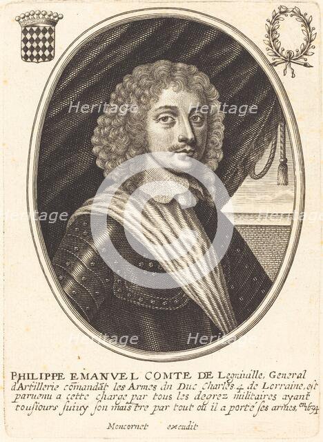 Philippe Emmanuel, Count of Ligneville. Creator: Balthasar Moncornet.