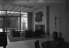 John D. Rockefeller III, residence at 252 E. 52nd St., New York City, 1950. Creator: Gottscho-Schleisner, Inc.