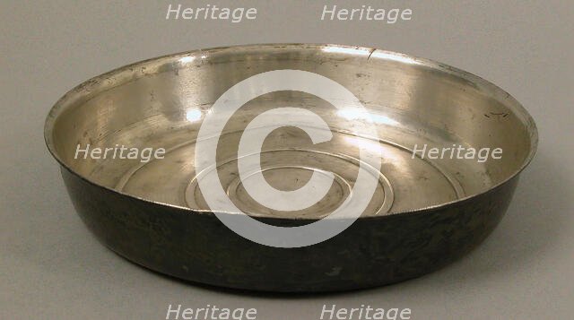 Silver Dish, Late Roman, 3rd century. Creator: Unknown.