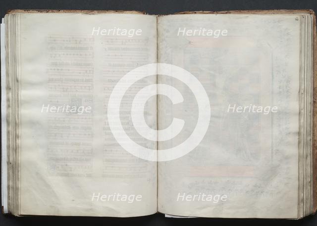 The Gotha Missal: Fol. 63r, Text, c. 1375. Creator: Master of the Boqueteaux (French); Workshop, and.