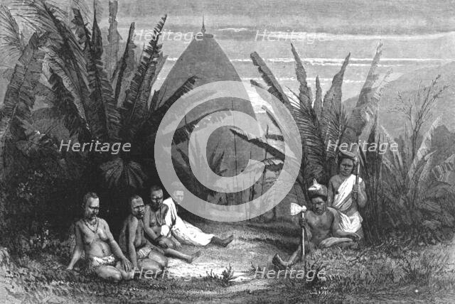 'House of a Native Chief, near Kanala; Some Account of New Caledonia', 1875. Creator: Unknown.