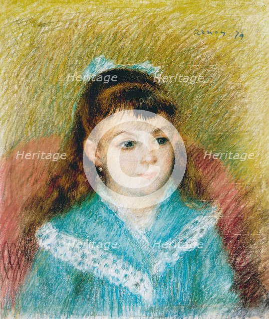 Portrait of a Young Girl (Elisabeth Maître), 1879. Artist: Renoir, Pierre Auguste (1841-1919)