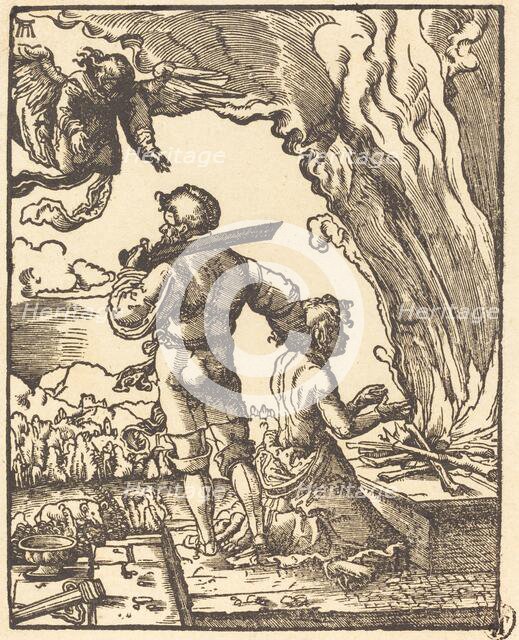 Abraham's Sacrifice, in or after 1520. Creator: Albrecht Altdorfer.