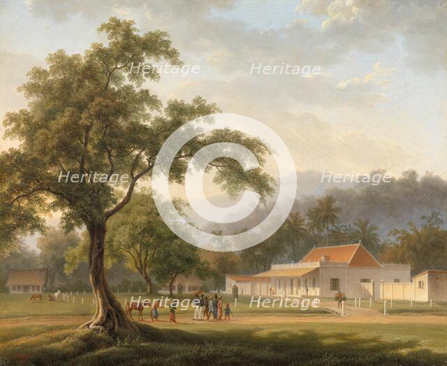 View of the house of the resident, Mr. J. Ph. van Zuylen van Nyevelt, in Banyuwangi (East Java), 182 Creator: Antoine Auguste Joseph Payen.