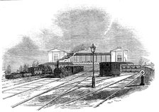 Great Western Railway - the Swindon station, 1845. Creator: Unknown.
