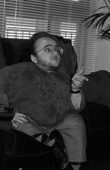 Michel Petrucciani, EMI, London, March, 1990.  Artist: Brian O'Connor.