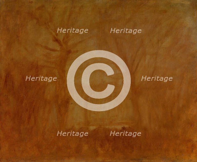 Flaming Landscape, 1900-1910. Creator: Ladislav Mednyanszky.