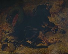 'Sleeping Dog', 1850, (1935). Creator: John Frederick Herring I.