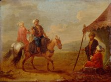 Turkish Horseman. Artist: Querfurt, August (1696-1761)