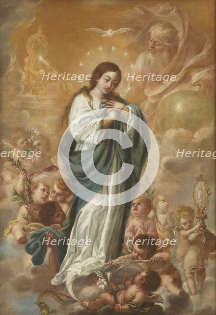 The Immaculate Conception of the Virgin, 1682. Creator: Valdés Leal, Juan de (1622-1690).