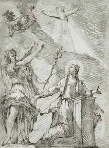 The Annunciation, c1740. Creator: Francesco Fontebasso.