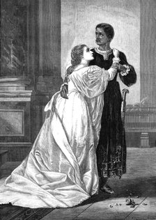 "Othello and Desdemona," by W. S. Herrick, 1874. Creator: William Biscombe Gardner.