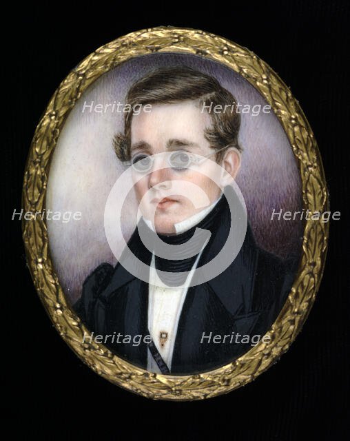 Gentleman of the Frothingham Family, ca. 1835. Creator: Moses B Russell.