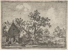 The Two Barrels before a Hut, 17th century. Creator: Allart van Everdingen.