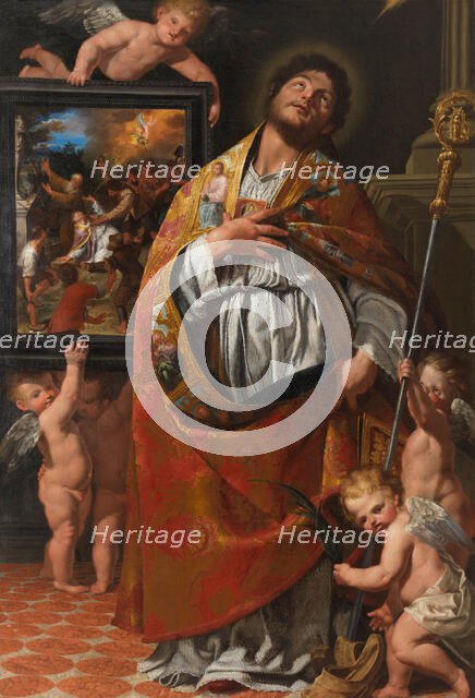 Saint Vigilius of Trent, 1673. Creator: Alberti, Giuseppe (1640-1716).